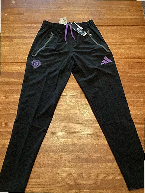 Adidas Manchester United Tiro 25 Competition VIS TECH Travel Pants Men's Size S