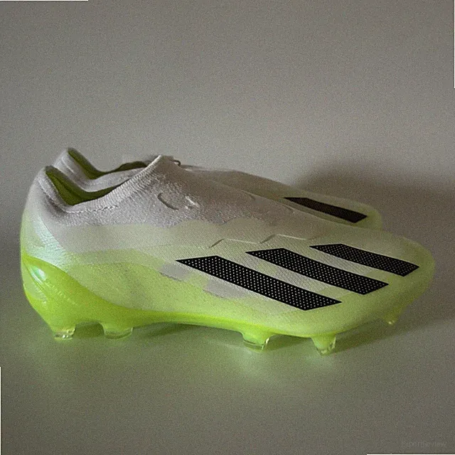 adidas Men 4.5/Women 5.5 X CRAZYFAST.1 Laceless Firm Ground Soccer Cleats GY7378