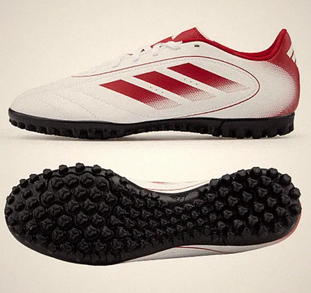 Adidas Men Goletto IX TF Cleats Futsal White Soccer Boot Spike GYM Shoes JR7145