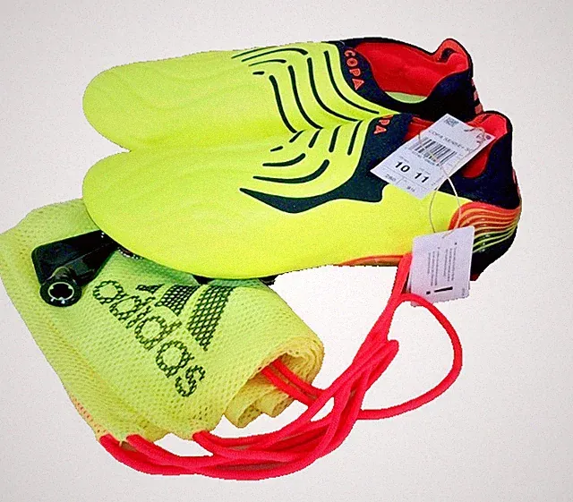Adidas Men's 10 Copa Sense+ SG Soccer Cleats Yellow/Red/Black Women's 11 GZ1358