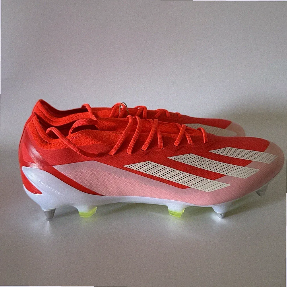 adidas Men’s 10 X Crazyfast Elite Soft Ground Soccer Cleats Solar Red IF0666