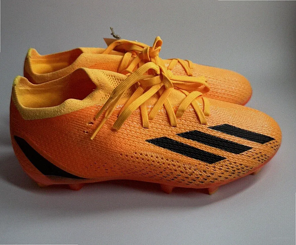 adidas Men’s 5 X SPEEDPORTAL.2 FIRM GROUND SOCCER CLEATS Solar Gold GV9562 NEW
