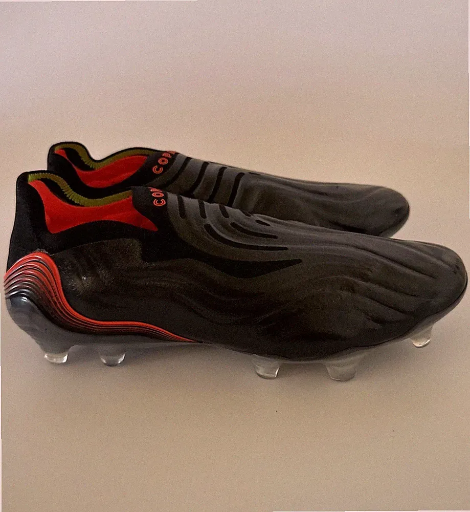 adidas Men’s 6/Women’s 7 COPA SENSE + FG Soccer Cleats ‘Black Solar Red’ GW3608