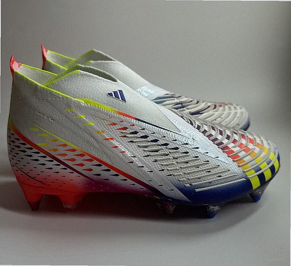 adidas Men’s 6/Women’s 7 Predator Edge+ Soft Ground Soccer Cleats GW1035 NEW