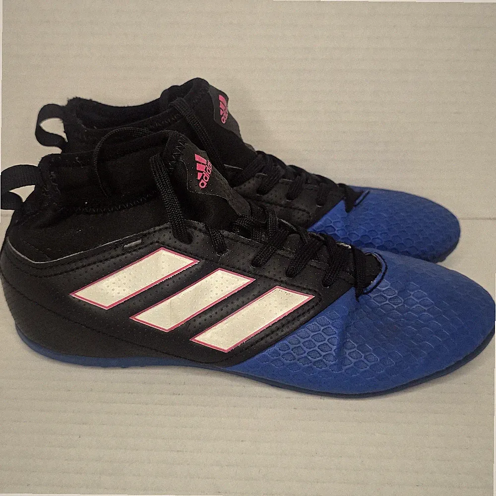 Adidas Men's Ace 17.2 Prime Mesh FG Indoor Soccer Cleats Boots Size 5 Black Bl