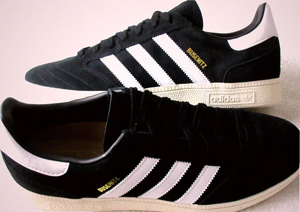 Adidas Men's Busenitz Vintage Suede Skate Soccer Shoes Black White Size 13 NIB
