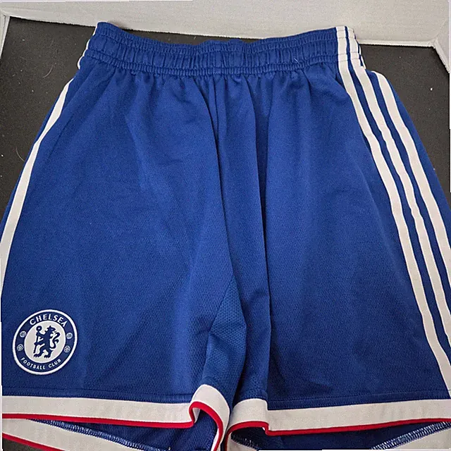 Adidas Men's Chelsea Football Club Soccer Shorts Blue Size 40"