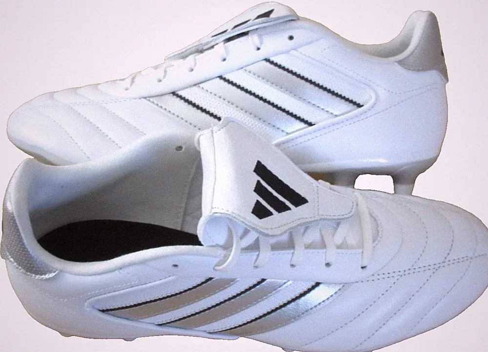 Adidas Men's Copa Gloro II FG Soccer Cleats White Black Silver JR 9444 Size 11