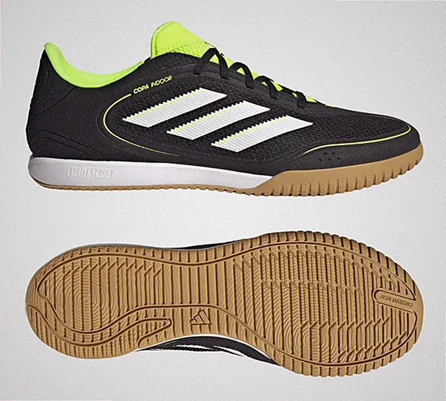 ADIDAS MEN'S COPA INDOOR COURT LEAGUE SOCCER SHOES BLACK SIZE 7 NIB - NO LID