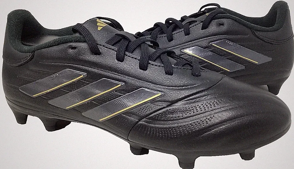 Adidas Men's Copa Pure 2 League FG Lace Up Soccer Cleats Blk/Gld Size:9 129O