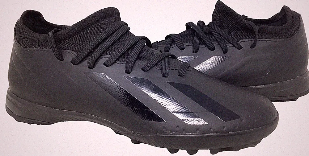 Adidas Men's Crazyfast.3 Lace Up Comfort Turf Soccer Shoes Black Size:8 128W