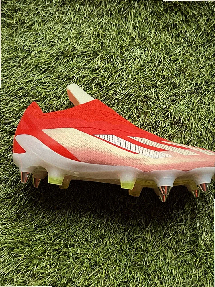 adidas Men’s Crazyfast Elite Laceless Soft Ground Cleats IF0661 Size 4.5