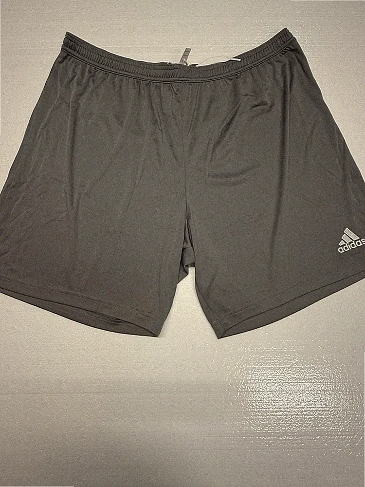 Adidas Men's ENTRADA 22 Soccer Shorts Team Grey Four H57505 Football Soccer NWT