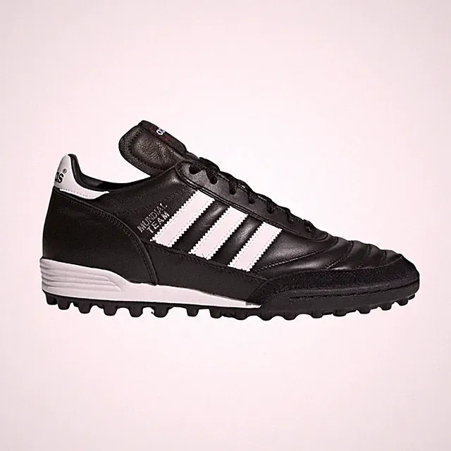 Adidas Men's Mundial Team Soccer Shoes - 019228 - Black/White - Size 11.5 US