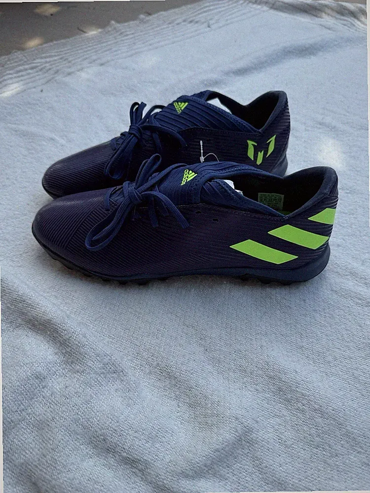 Adidas Men’s Nemeziz Messi 19.3 Artificial Turf Indigo Soccer Cleats Size 10 New