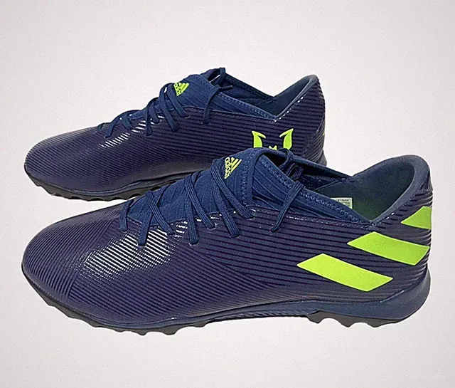 Adidas Men’s Nemeziz Messi 19.3 Artificial Turf Indigo Soccer Cleats Size 12