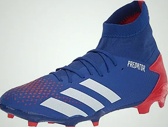 Adidas Men's PREDATOR 20.3 FG Football Cleats Blue White Red EG0964 Sz 6 - 12