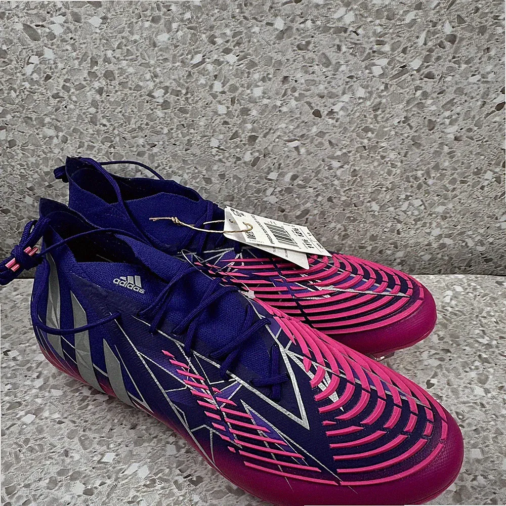 Adidas Men's Predator Edge.1 FG Soccer Cleats Size 11.5 Purple |H02934