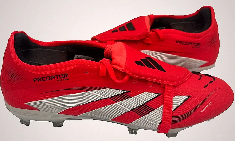 Adidas Men's Predator Elite FG Lace Up Soccer Cleats Red/White/Blk Size:12 79C