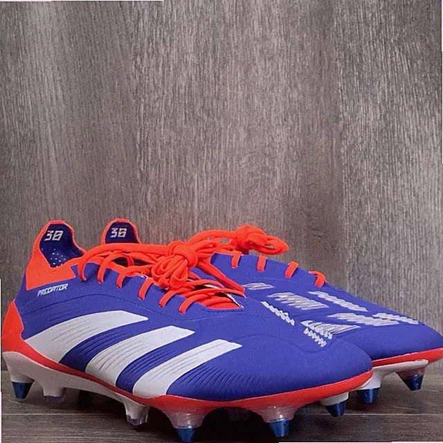 Adidas Men's Predator Elite SG Soccer Cleats Size 9.5 Blue IF6323
