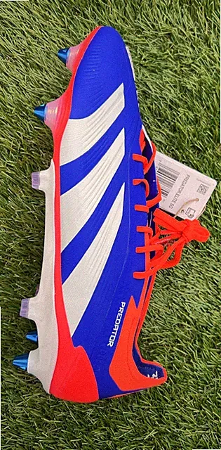 adidas Men’s Predator Elite Soft Ground Boots Soccer Cleats | IF6323 Men's 8.5