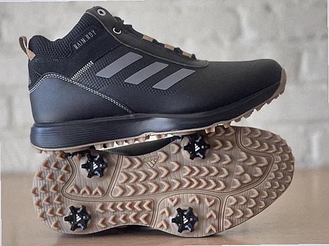 Adidas Men's S2g Recycled Polyester Mid Cut Golf Shoe Size 7.5 Wide FZ1035 Black
