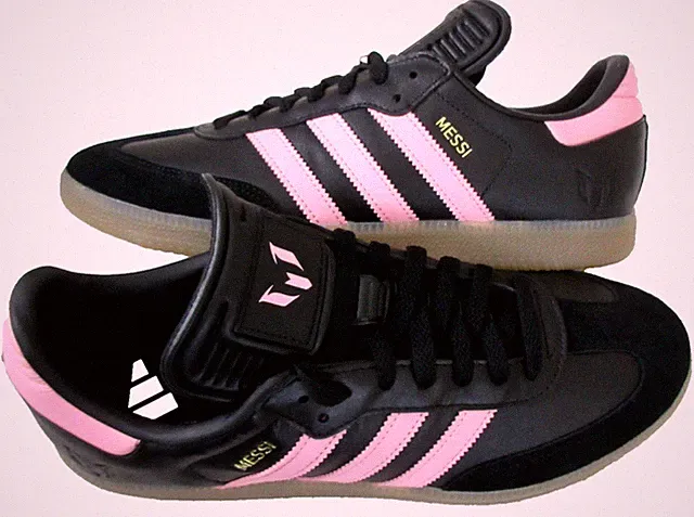Adidas Men's Samba Messi Black Pink Gum Bottom Soccer Shoes Size 10 NIB JP7845