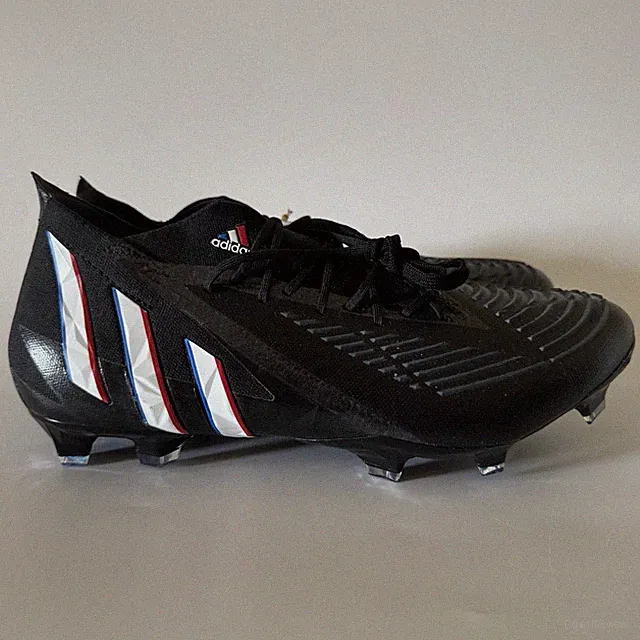 adidas Men’s Size 12.5 Predator Edge.1 FG Soccer Cleats Black/White H02935 NEW