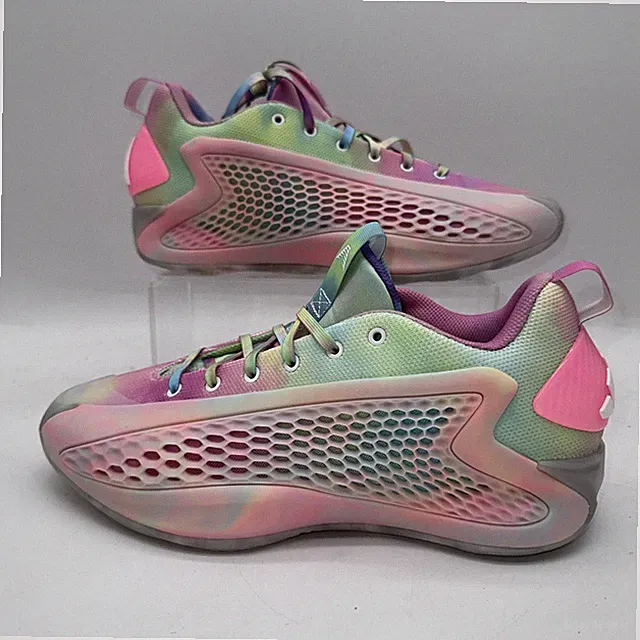 Adidas Men's Size 9 Anthony Edwards 1 Low (JR3915) Pink Basketball Sneaker