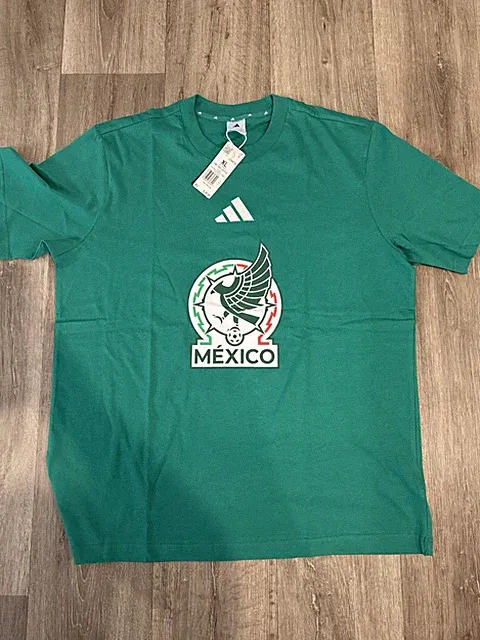 Adidas Men's Team Mexico Soccer T-shirt DNA FMF JZ6474 Size XL World Cup 26