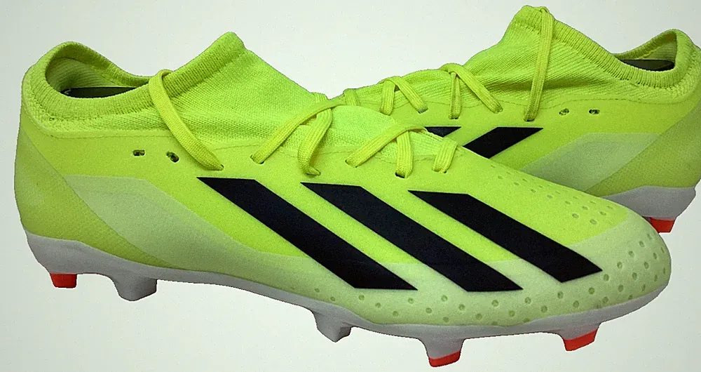 Adidas Men's X Crazyfast League FG Lace Up Soccer Cleats Solar Ylw Size:10.5 71D