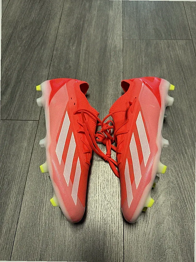 Adidas Men's X Crazyfast PRO FG Solar Red Soccer Cleats IG0600 Men's Size 10