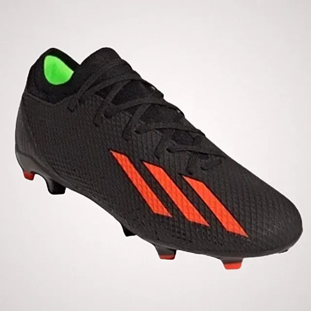 Adidas Men's X Speedportal.3 FG Soccer Cleat Shoes Black / Solar Red Size 11.5