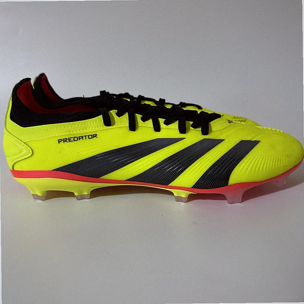 adidas Mens 11.5 PREDATOR 24 PRO FIRM GROUND SOCCER CLEATS Solar Yellow IG7776