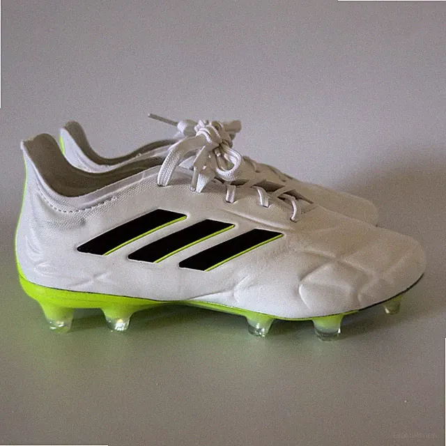 adidas Mens 4/ Womens 5 COPA PURE.1 Firm Ground SOCCER CLEATS White HQ8971 NEW