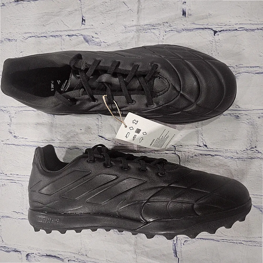 Adidas MENS 7.5 WOMENS 8.5 Copa Pure.3 TF Turf Soccer Cleats Shoes Black