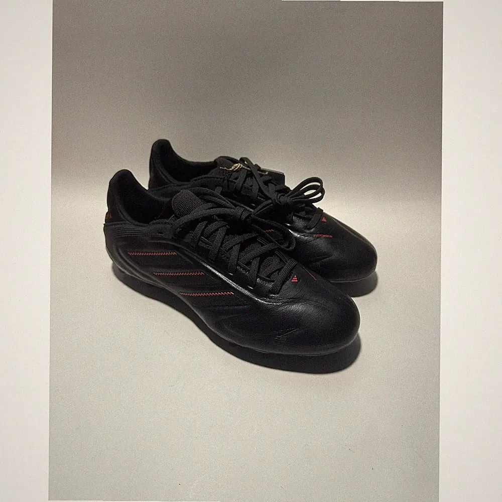 adidas Mens 7 COPA PURE 3 PRO FIRM GROUND SOCCER CLEATS Black/Red JP5620 NEW