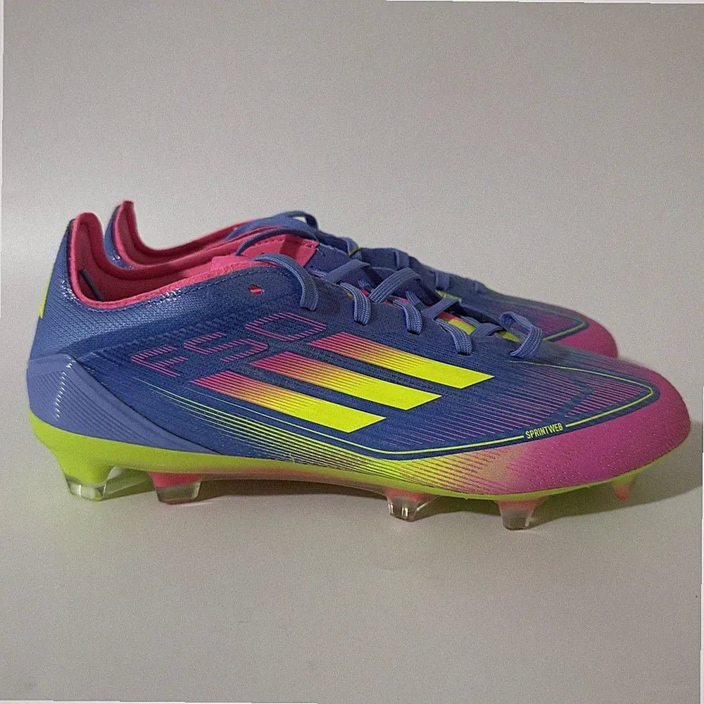 adidas Mens 8.5/Womens 9.5 F50 Pro FIRM GROUND SOCCER CLEATS Blue Fusion IE1285