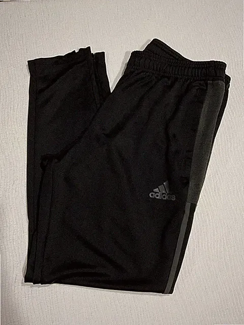 Adidas Mens Black Aeroready Tiro Elastic Waist Athletic Soccer Pants Size S L