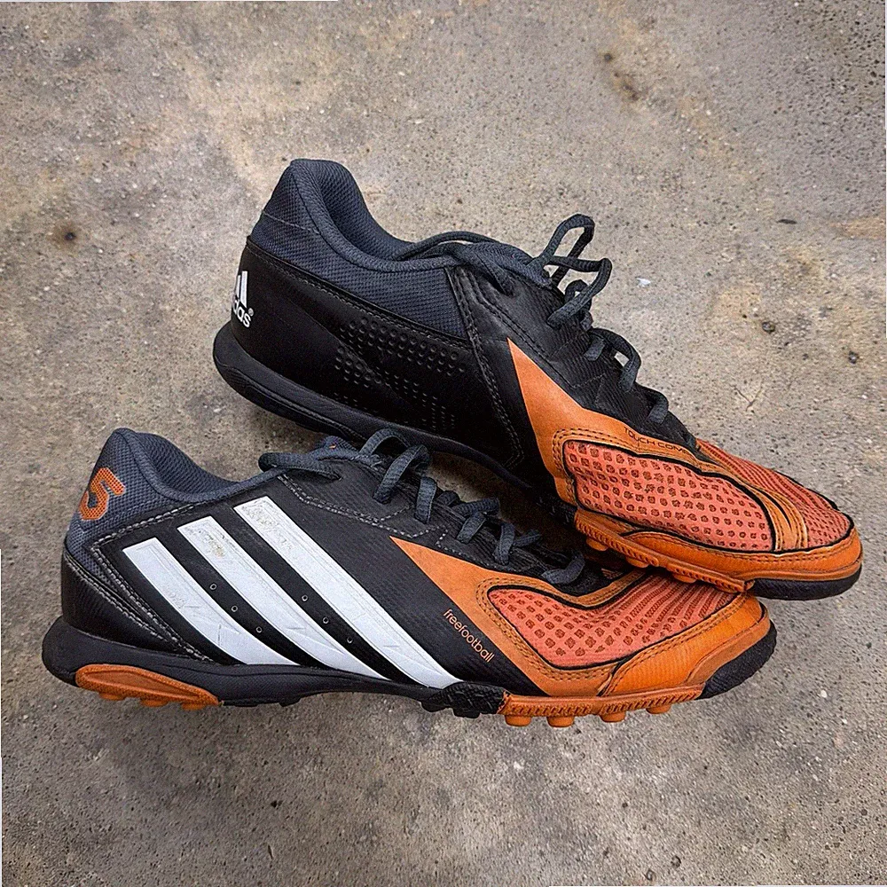 Adidas Mens FreeFootball X-Pro Soccer Shoes 8.5 Orange Blue Turf Football Cleats