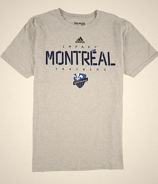 Adidas Mens Montreal Impact Training Graphic T-Shirt, Grey, Medium