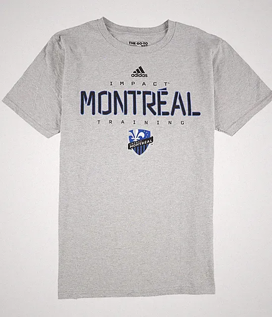 Adidas Mens Montreal Impact Training Graphic T-Shirt, Grey, Medium