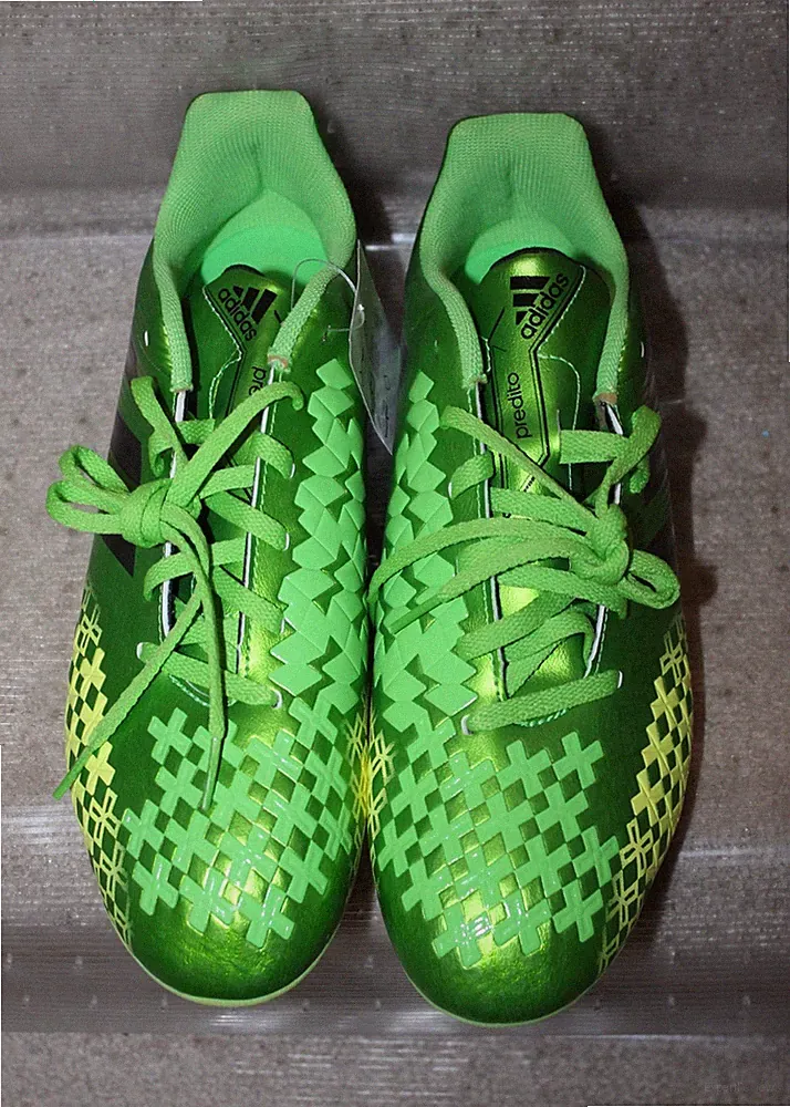 Adidas Mens Rare Predator LZ TRX FG Q21649 Green Soccer Cleats Shoes~US 10.5