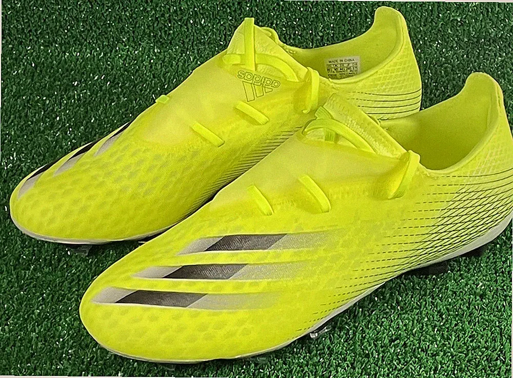 adidas Mens X Ghosted.2 FG Firm Ground Soccer Cleats Solar Yellow FW6958 Sz 11