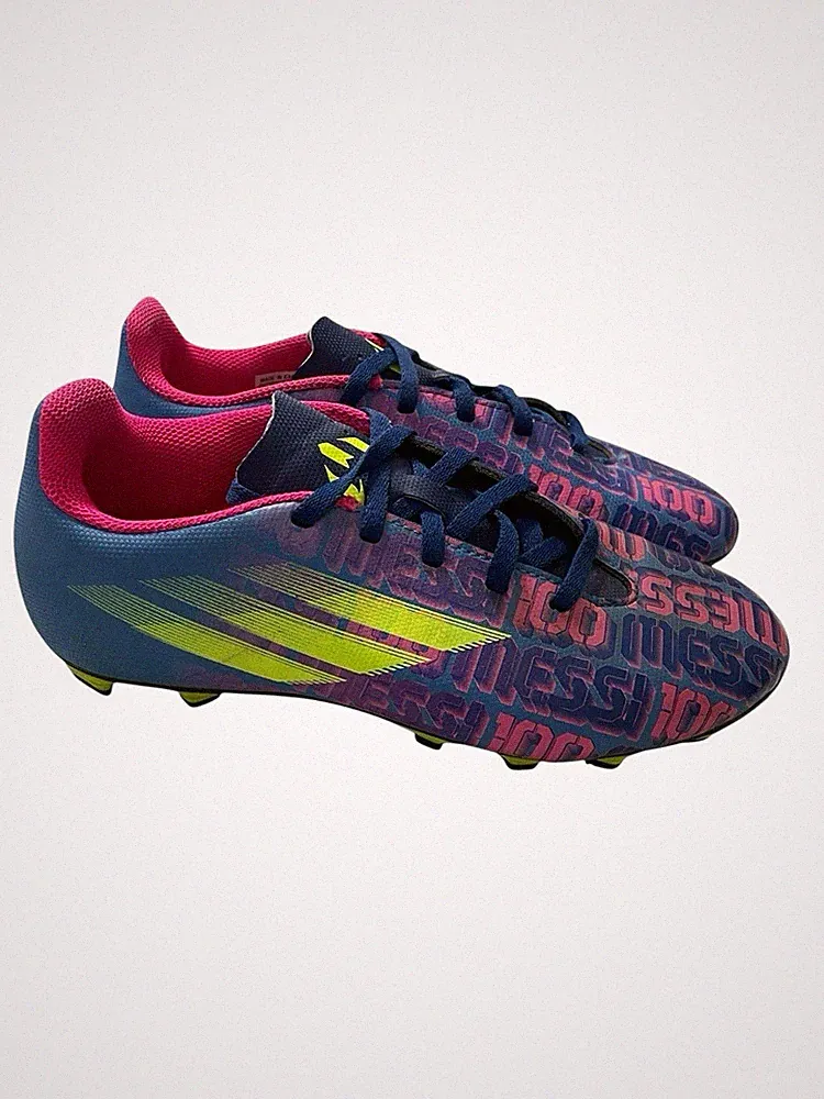 ADIDAS MESSI 100 INDOOR SOCCER SHOE CLEAT FUTBOL MULTI Kids size 4