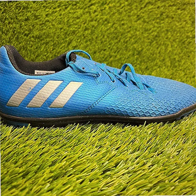 Adidas Messi 16.3 TF Boys Size 5.5Y Blue Black Athletic Running Soccer Shoes