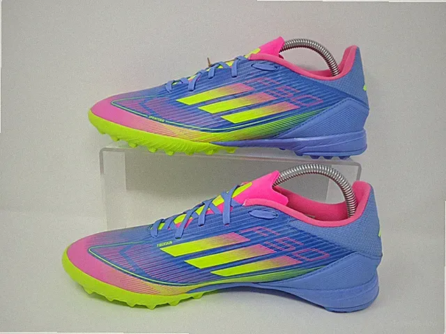 Adidas MESSI F50 Pro TF Soccer Turf Shoe Men's Size 9.5 Blue Pink IE1219 Cleats