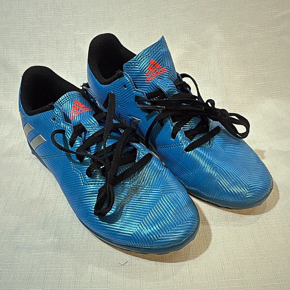 adidas Messi Youth Unisex Soccer Turf Shoes Cleats Blue US Size 4.5
