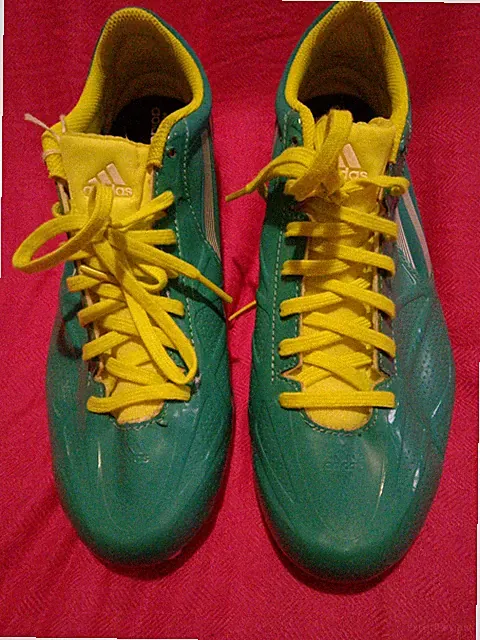 Adidas Metal Cleat Shoes Soccer Size 8.5