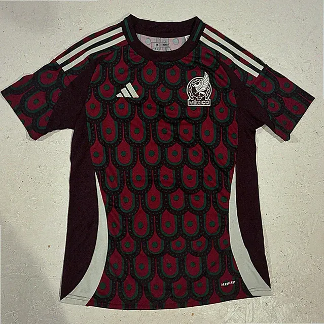Adidas Mexico 2024 Home Soccer Jersey Authentic Burgundy Womens Medium M IP6363